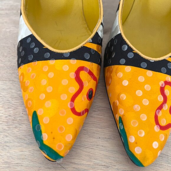 80's Stuart Weitzman Artsy Pumps - Heels - Size 8.5 - Picture 8 of 13